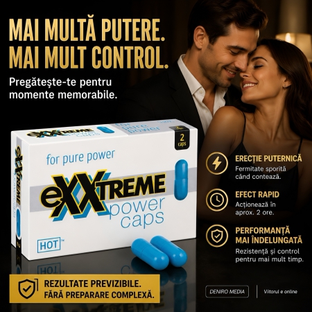 Pastile Potență eXXtreme Power cu Cardamom 2 capsule