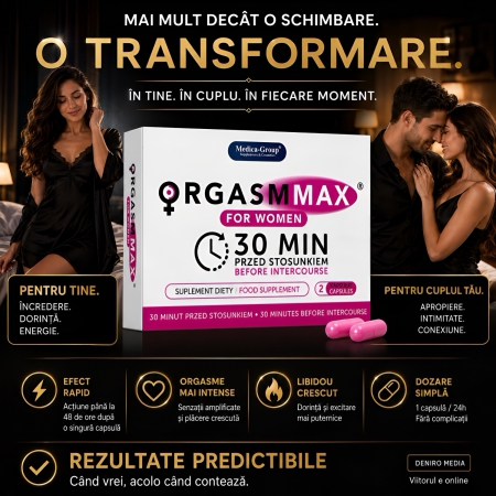 Capsule Orgasm Max Women pentru Excitare 2 capsule