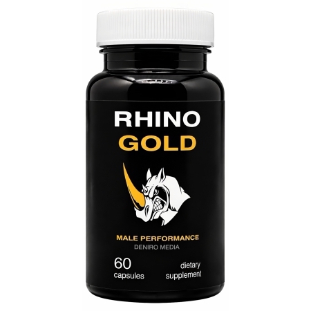 Pastile Rhino Gold Pentru Mărirea Penisului 60capsule