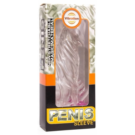 Manșon Penis Stimulate Vibe pentru Lungime și Grosime