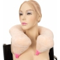 Pernă Cervicală Plush cu Formă de Sâni