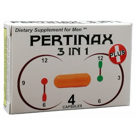 Pastile Potență Pertinax 3in1 Plus 4buc