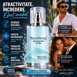 Parfum cu Feromoni PheroStrong Wind pentru Bărbați 50 ml