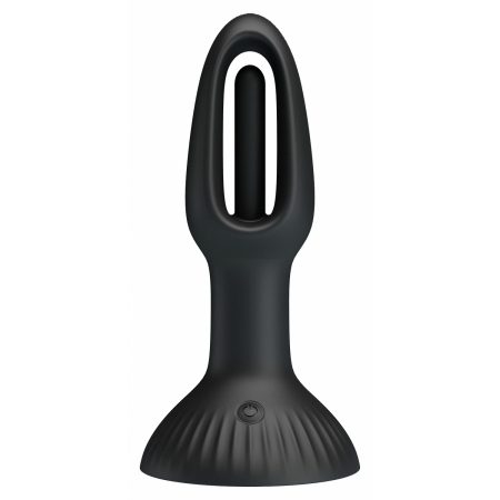 Pretty Love Hubert Vibrator Anal cu 7 Moduri Wiggling Negru