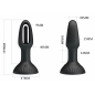 Pretty Love Hubert Vibrator Anal cu 7 Moduri Wiggling Negru
