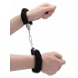 Pleasure Handcuffs Furry Negru