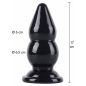 Plug Anal XL Hidden Desire 17 cm — Extreme Negru