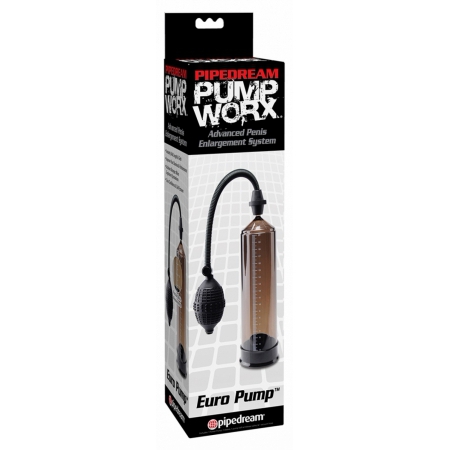 Pompă Vacuum Euro Worx pentru Mărirea Penisului Negru