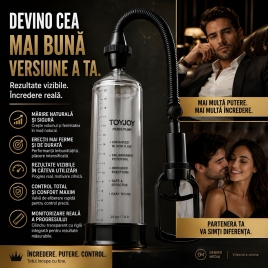 Pompă Manuală Power Pump pentru Mărirea Penisului Negru