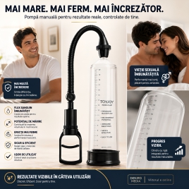 Pompă Manuală Power Pump pentru Mărirea Penisului Negru