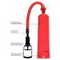 Pompa Penis Power Pump Rosu