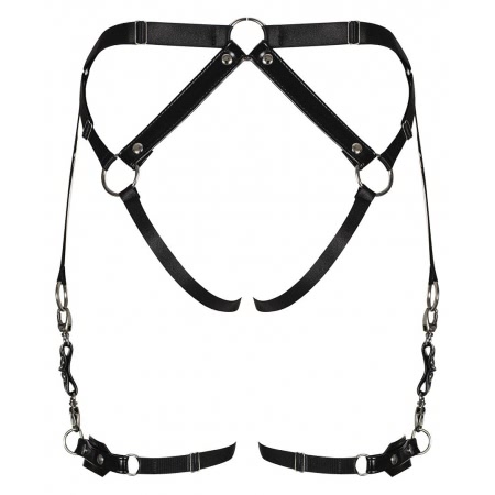 Portjartier Obsessive A762 Negru XL-2XL