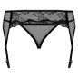 Portjartier Obsessive Charms Negru S-M