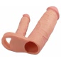 Prelungitor Double Penis Sleeve Natural