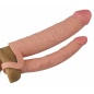 Prelungitor Double Penis Sleeve Natural