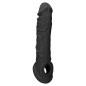 Prelungitor Penis Sleeve RealRock 21cm Negru