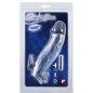 Prelungitor Penis Vibrator Crystal Skin Transparent