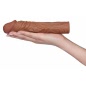 Prelungitor Pleasure X-Tender Penis Sleeve 18.5cm Natural