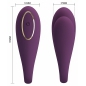 Pretty Love August Vibrator cu Aplicație 12 Funcții Mov