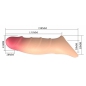 Pretty Love Damell Natural – Manșon Texturat Realist