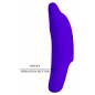 Pretty Love Delphini – Vibrator De Deget 10 Moduri, Compact Albastru