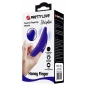 Pretty Love Delphini – Vibrator De Deget 10 Moduri, Compact Albastru