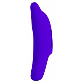 Pretty Love Delphini – Vibrator De Deget 10 Moduri, Compact Albastru