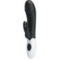 Pretty Love Naughty Bunny – Dublu Stimulator, 30 Moduri Negru