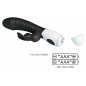 Pretty Love Naughty Bunny – Dublu Stimulator, 30 Moduri Negru