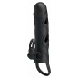 Prelungitor Pretty Love Penis Sleeve With Ball Strap Negru