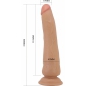 Pretty Love Tiemeyer 25 cm, Piele Glisantă și Ventuză