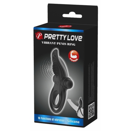 Inel Penis Pretty Love Vibrant cu Stimulare Clitoridiană