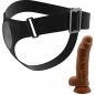 Pretty Love Michael – Ham Ajustabil cu Dildo Realist 20cm Maro