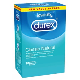 Prezervative Durex Classic Natural 20 buc pe xBazar