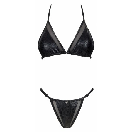 Costum Baie 2 Piese Obsessive Punta Negra Negru S