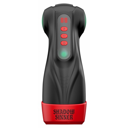 Raven Masturbator Automat Reîncărcabil cu Sucțiune și Vibrații Negru