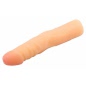 Dildo Realistic White Flexible Spine 19cm