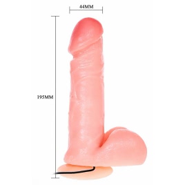 Vibrator cu Ventuză Strong And Brave și Telecomandă