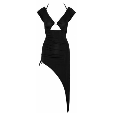 Rochie Cottelli Collection Ruffles Negru XL