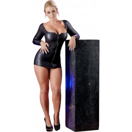 Rochie Cottelli Collection Sparkly Zip Negru pe xBazar