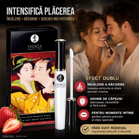 Gloss Comestibil Shunga Divine Oral Pleasure 10 ml