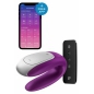 Vibrator Smart Satisfyer Double Fun pentru Cupluri Mov