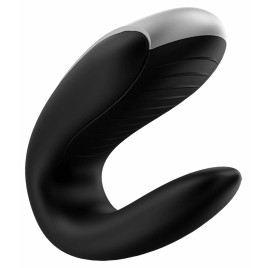 Vibrator Satisfyer Double Fun pentru Cuplu Negru