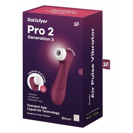 Satisfyer Pro 2 Generation 3 Air Pulse Roșu
