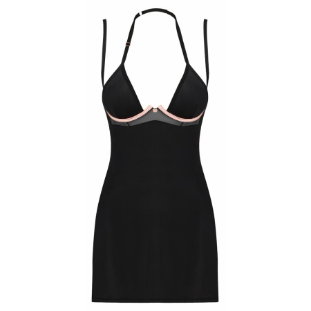Chemise Obsessive Selinne Negru XL-2XL