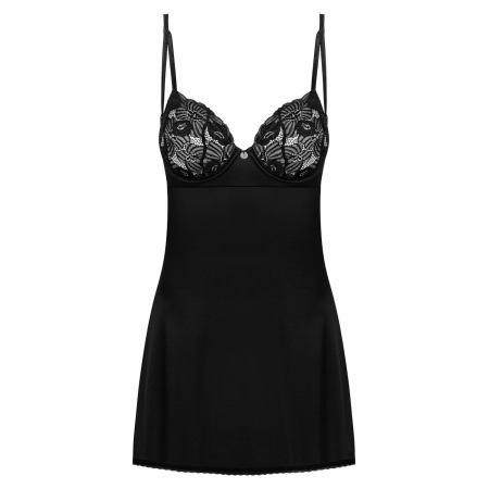 Chemise Obsessive Serena Love Negru XL-2XL