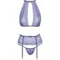 Set din Dantelă Kissable Gianna Mov L-XL