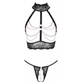 Set Abierta Fina Amethyst Negru pe xBazar