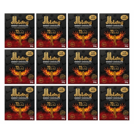 Set 12 x Ciocolată Afrodisiacă Pentru Bărbați Diblong 24g
