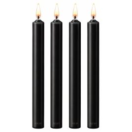 Set 4 Lumânări Negru